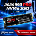Hochgeschwindigkeits-SSD NVMe 990 PRO M.2 2280 PCIe Gen4 1 TB interner Speicher für PS5, Laptop und Desktop-Computer